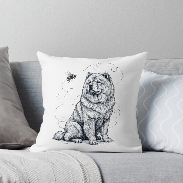 Item preview, Chow Chow Bumble Bee Honeybee Dog Lover designed and sold by Kimberley King Art  King Art.
