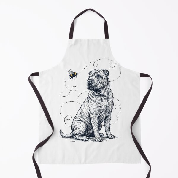 Item preview, Chinese Shar Pei Bumble Bee Honeybee Dog Lover designed and sold by Kimberley King Art King Art.