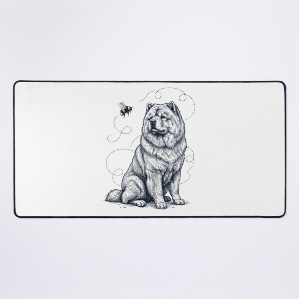 Item preview, Chow Chow Bumble Bee Honeybee Dog Lover designed and sold by Kimberley King Art  King Art.