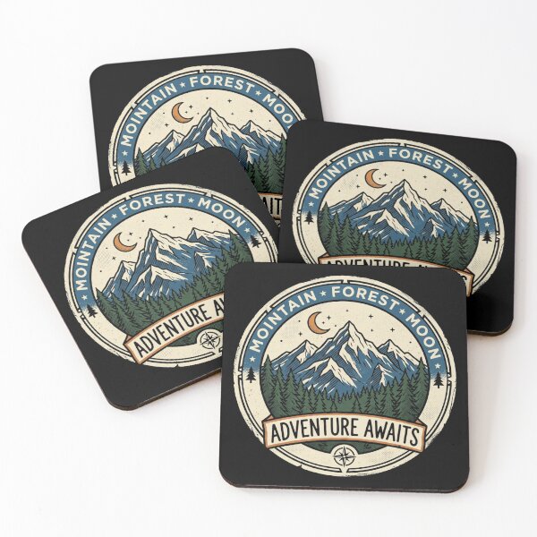 Item preview, Mountain Adventure Badge designed and sold by Stickersdevelop.