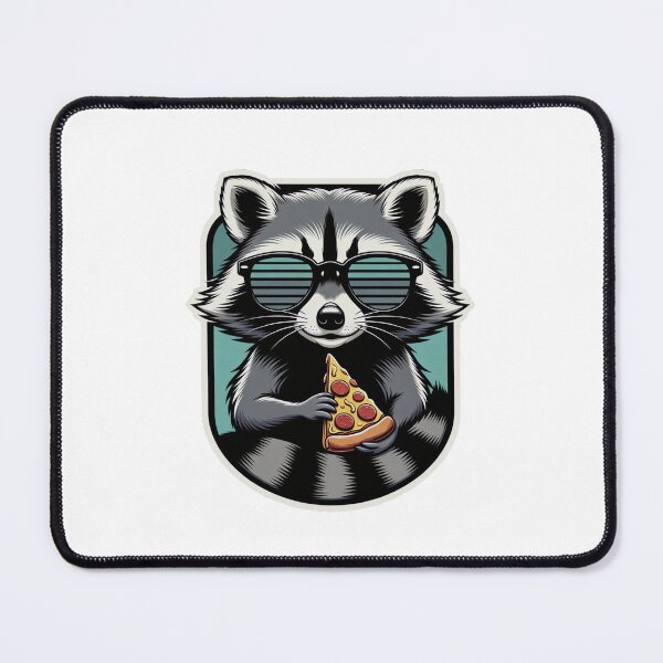Item preview, pizza racoon designed and sold by bandarartisan.