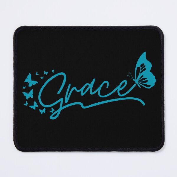 Item preview, Grace – Minimalist Christian Faith Typography - Sky Blue Design designed and sold by MoriaStore.