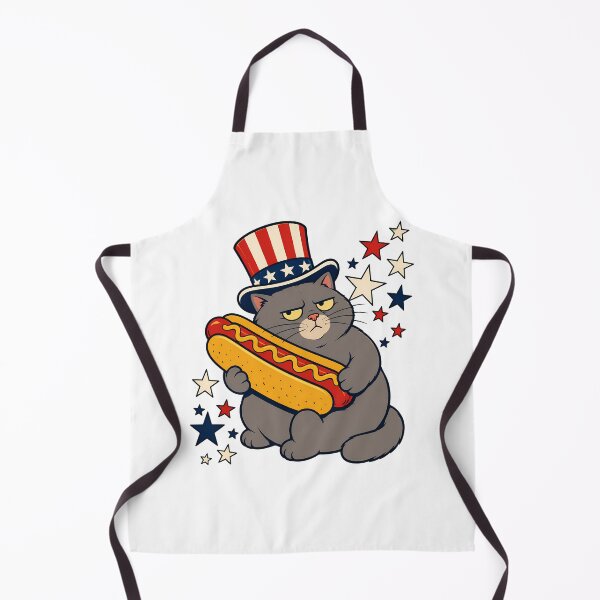 Item preview, Grumpy Patriot Kitty Sarcastic July Fourth Feline designed and sold by chattsuede.