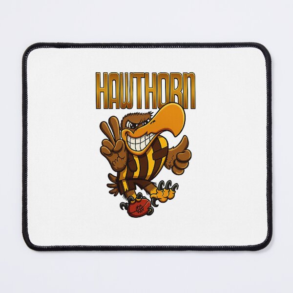 Item preview, Hawthorn Football Club Mascot AFL Retro Cartoon designed and sold by Luke Foran Sports Art.