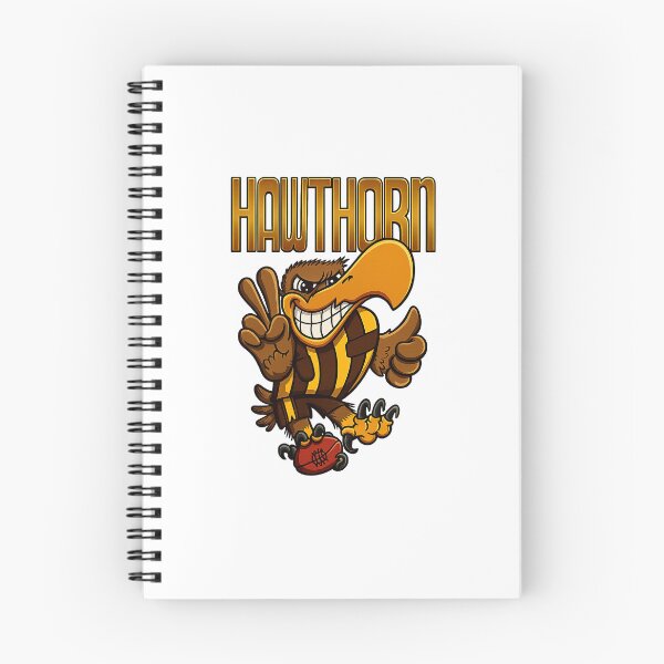 Item preview, Hawthorn Football Club Mascot AFL Retro Cartoon designed and sold by Luke Foran Sports Art.