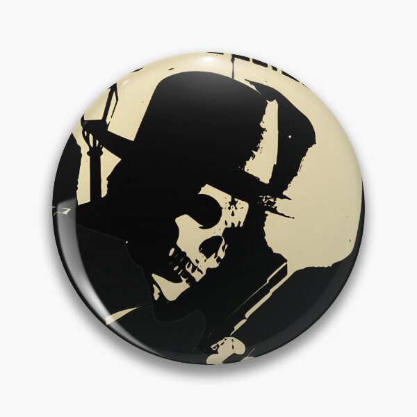 Item preview, Classic Band Style Skull Top Hat Art designed and sold by Echomyriad.