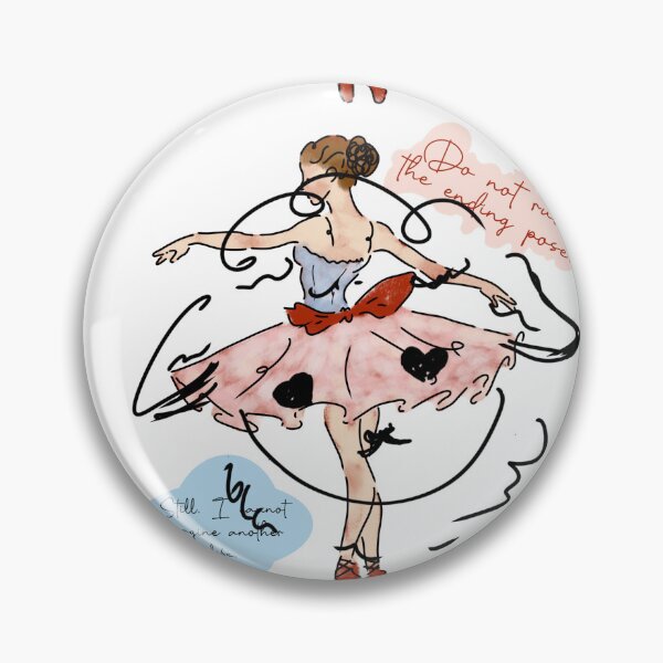 Item preview, Do Not Rush The Ending Pose Ballerina Balletcore Pattern designed and sold by RM-Journey.