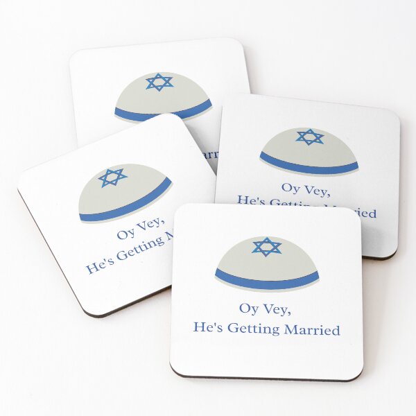 Item preview, Oy Vey He's Getting Married Shirt, Funny Jewish Bachelor Party Tee, Kippa Groom Tank Top designed and sold by IDoCrewCo..