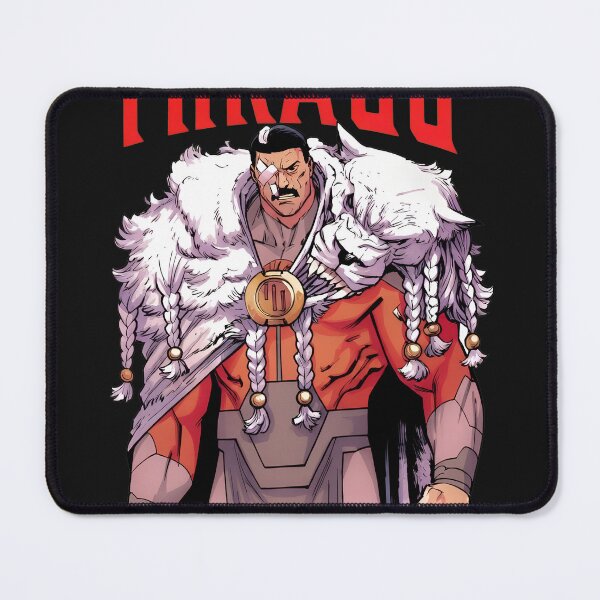 Item preview, Warrior Leader Fur Mantle Red Lettering designed and sold by Echomyriad.