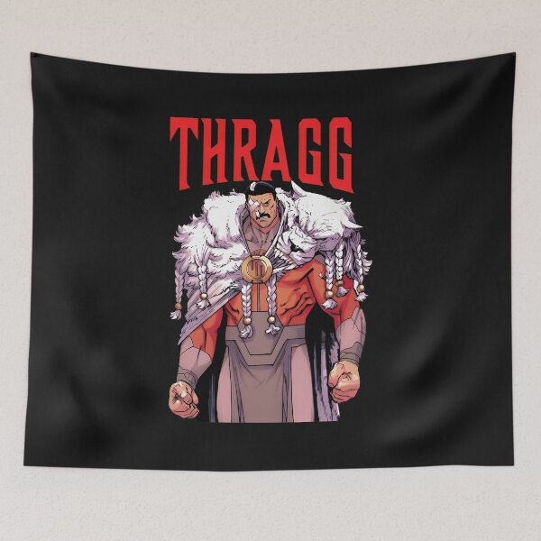Item preview, Warrior Leader Fur Mantle Red Lettering designed and sold by Echomyriad.