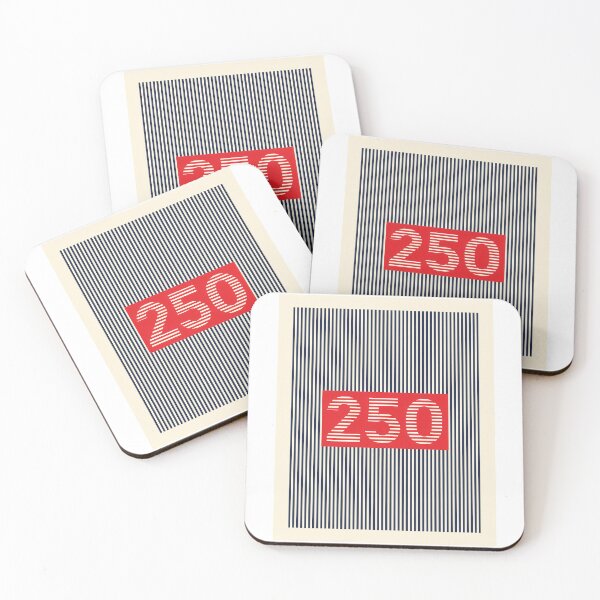 Item preview, Striped 250 Number Pattern Bold Optical Illusion designed and sold by chattsuede.