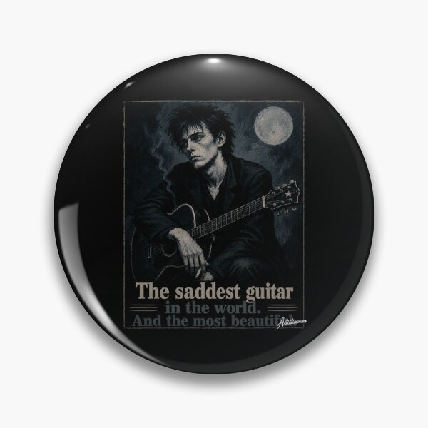 Item preview, Rowland S. Howard Noir Guitar Portrait designed and sold by Artisticanvas.