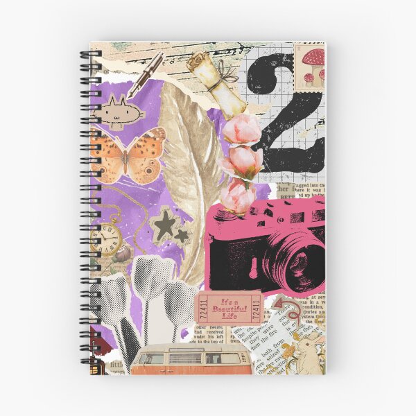 Item preview, cute vintage paper scrapbook neat collage art  designed and sold by pasteldreams26.