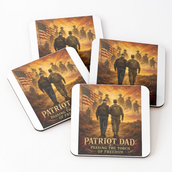 Item preview, Patriot Dad Passing Torch Freedom Military Family designed and sold by chattsuede.