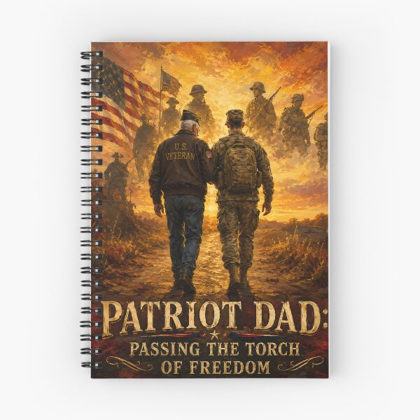 Item preview, Patriot Dad Passing Torch Freedom Military Family designed and sold by chattsuede.