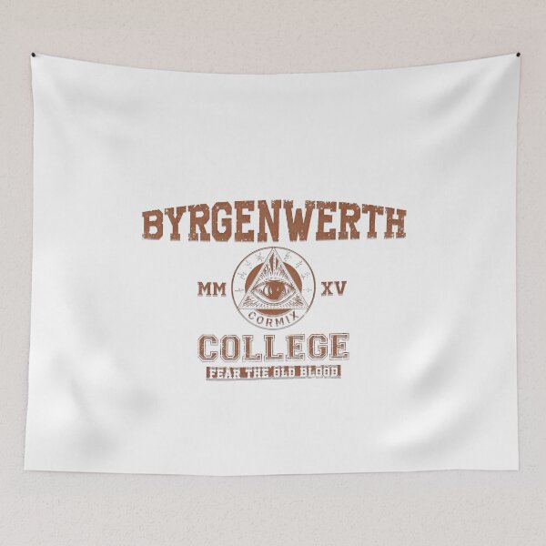 Item preview, Byrgenwerths College Fear The Old Blood Crest designed and sold by MinimalistMuses.