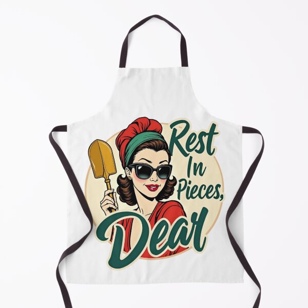 Item preview, Rest in Pieces Dear Funny Vintage True Crime Graphic designed and sold by BackwoodsFeral.