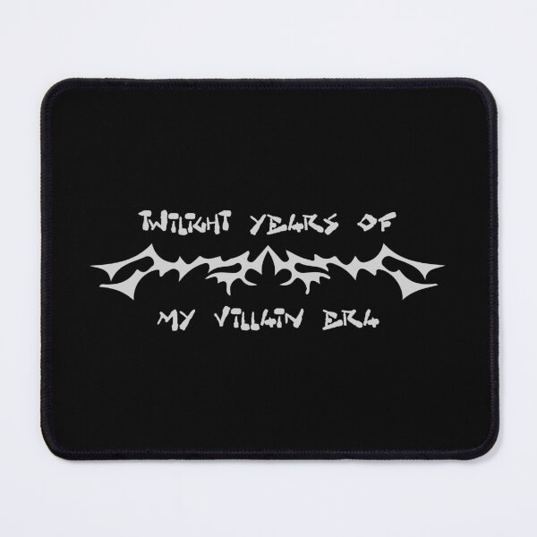 Item preview, Twilight Years of My Villain Era — Gothic Metal Font Dark Quote | Alt Aesthetic T-Shirt, Villain Gift designed and sold by ArtofDari.