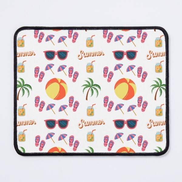 Item preview, Summer Beach Vacation Pattern Flip Flops Sunglasses Palm Tree Tote Bag designed and sold by FestivityFinds.