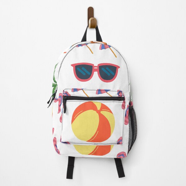 Item preview, Summer Beach Vacation Pattern Flip Flops Sunglasses Palm Tree Tote Bag designed and sold by FestivityFinds.