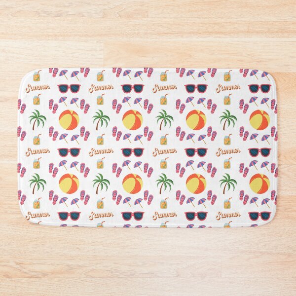 Item preview, Summer Beach Vacation Pattern Flip Flops Sunglasses Palm Tree Tote Bag designed and sold by FestivityFinds.
