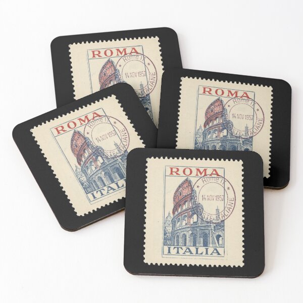 Item preview, Rome Italy Vintage Postage Stamp Retro Travel Sticker designed and sold by stickercuffs.
