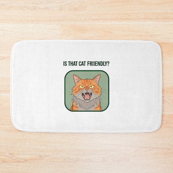 Item preview, Is That Cat Friendly? Funny Grumpy Cat Lover Gift designed and sold by Exclusive-Marma.