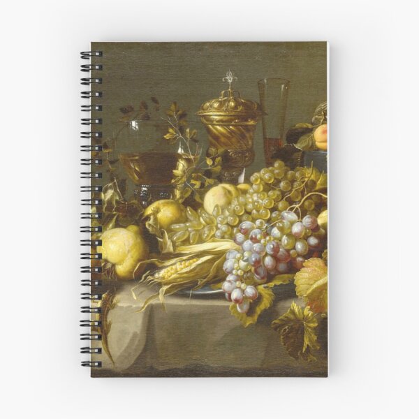 Item preview, Still Life of Grapes, Pomegranates, a Lizard etc. on a Stone Ledge by Alexander Coosemans designed and sold by Amanda1775.