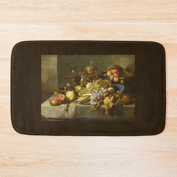 Item preview, Still Life of Grapes, Pomegranates, a Lizard etc. on a Stone Ledge by Alexander Coosemans designed and sold by Amanda1775.