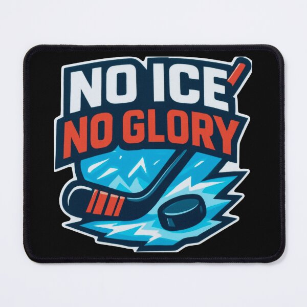 Item preview, No Ice No Glory - Ice Hockey Vibes designed and sold by RDproject.