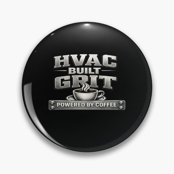 Item preview, HVAC Built Grit -  Coffee Powered  HVAC Tech Workwear Design designed and sold by FrozenHeat97.