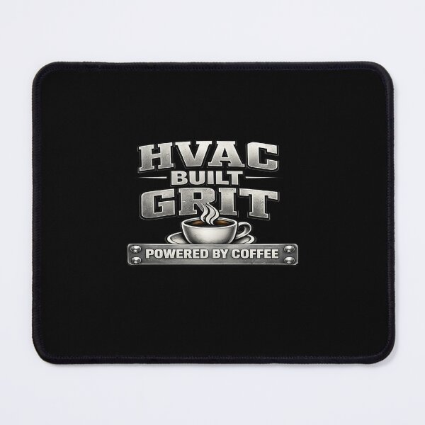 Item preview, HVAC Built Grit -  Coffee Powered  HVAC Tech Workwear Design designed and sold by FrozenHeat97.