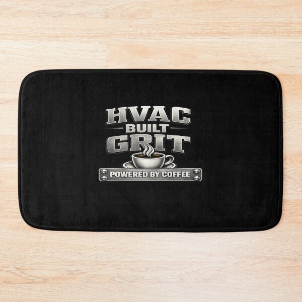 Item preview, HVAC Built Grit -  Coffee Powered  HVAC Tech Workwear Design designed and sold by FrozenHeat97.