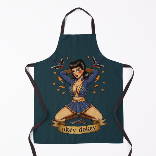 Item preview, Okey Dokey Wasteland Pinup - Skirt Edition designed and sold by Fictional Ink Society.