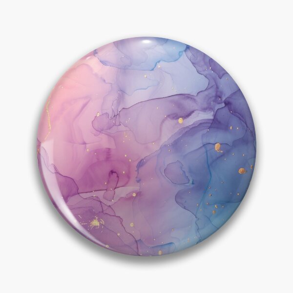 Artikelvorschau, Blaue, rosa und violette fließende abstrakte Malerei entworfen und verkauft von Differenceee.