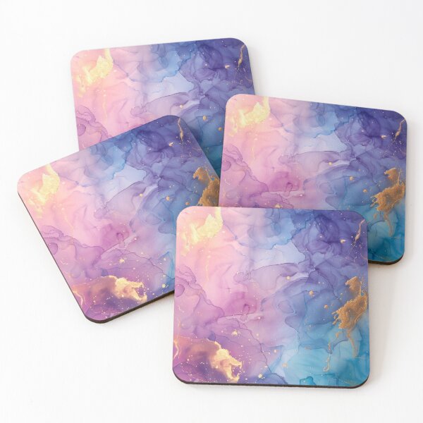 Item preview,  Blue , pink and purple Flowing Abstract Painting designed and sold by Differenceee.