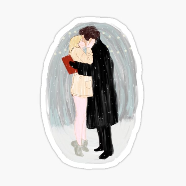Item preview, Bridget Jones Christmas Kiss designed and sold by blythely.
