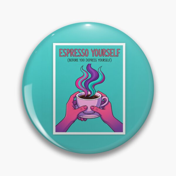 Item preview, Espresso Yourself Before You Depress Yourself - Coffee Lover Gift designed and sold by Exclusive-Marma.