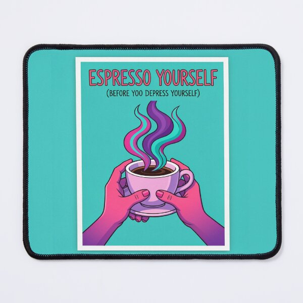 Item preview, Espresso Yourself Before You Depress Yourself - Coffee Lover Gift designed and sold by Exclusive-Marma.
