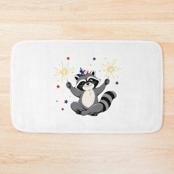 Item preview, Patriotic Raccoon Fourth Of July Cute Trash Panda designed and sold by chattsuede.