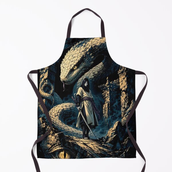 Item preview, Orochimaru & Giant Serpent Anime Poster | Legendary Sannin Dark Fantasy Manga Art | Epic Ninja Illustration designed and sold by Dyan4.
