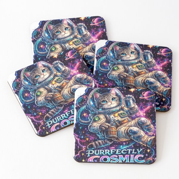 Item preview, purrfectly cosmic designed and sold by bandarartisan.