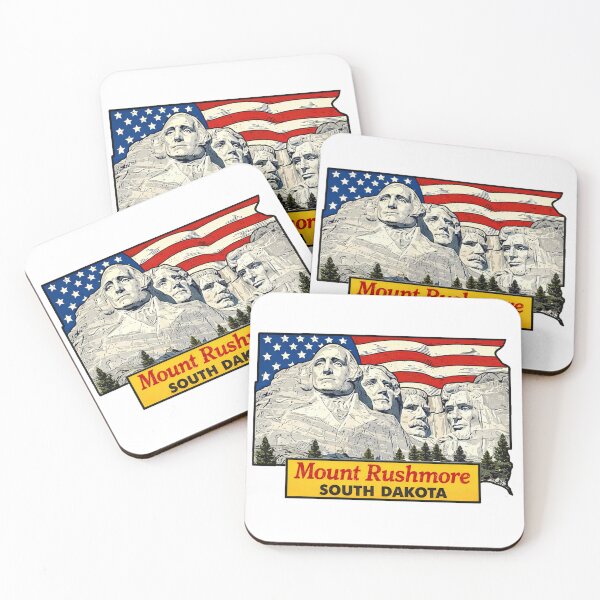 Artikelvorschau, Mount Rushmore South Dakota USA Abzeichen entworfen und verkauft von vectcd.