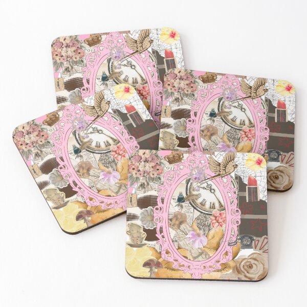 Item preview, cute vintage scrapbooking collage art design  designed and sold by pasteldreams26.