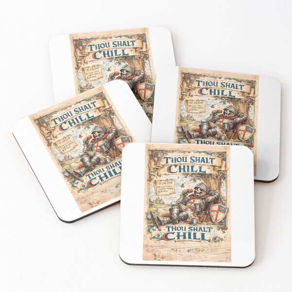 Item preview, thou shalt chill designed and sold by Mystic & Celestial Art.