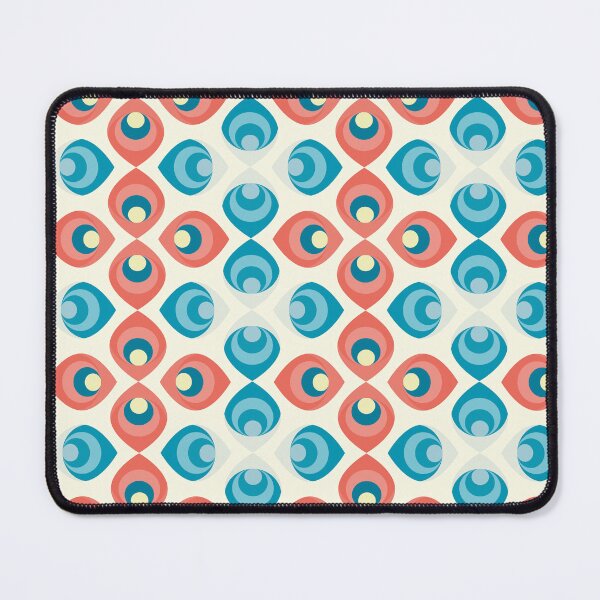 Item preview, Retroflower - red and blue petals designed and sold by Dibujo Divertido.