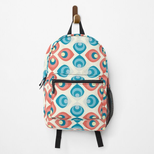 Item preview, Retroflower - red and blue petals designed and sold by Dibujo Divertido.
