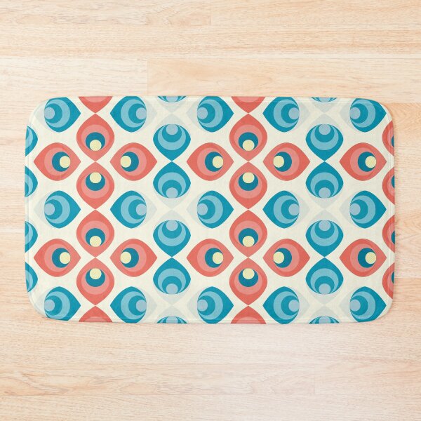 Item preview, Retroflower - red and blue petals designed and sold by Dibujo Divertido.