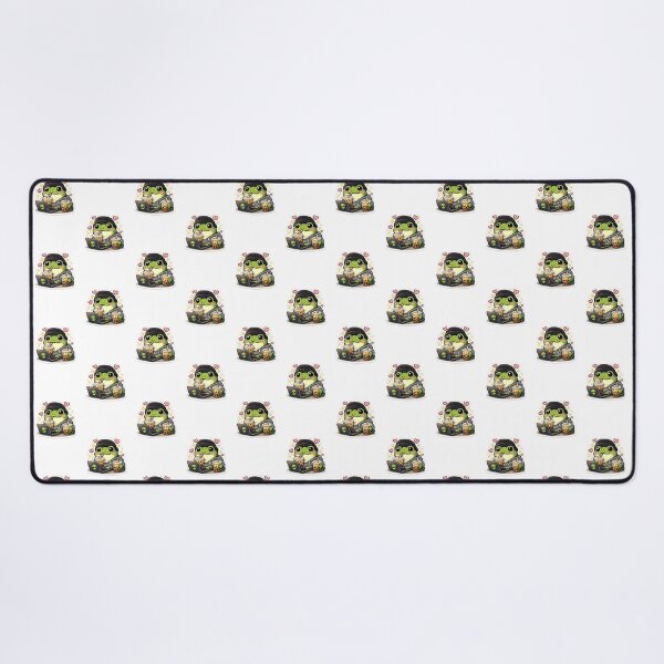 Item preview, Cozy Frog Boba Laptop Sticker designed and sold by stickifyzone.