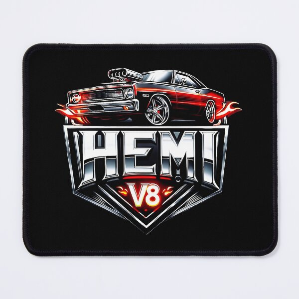 Item preview, HEMI V8 Muscle Car Power Flame Art designed and sold by DeimosArtIntl.